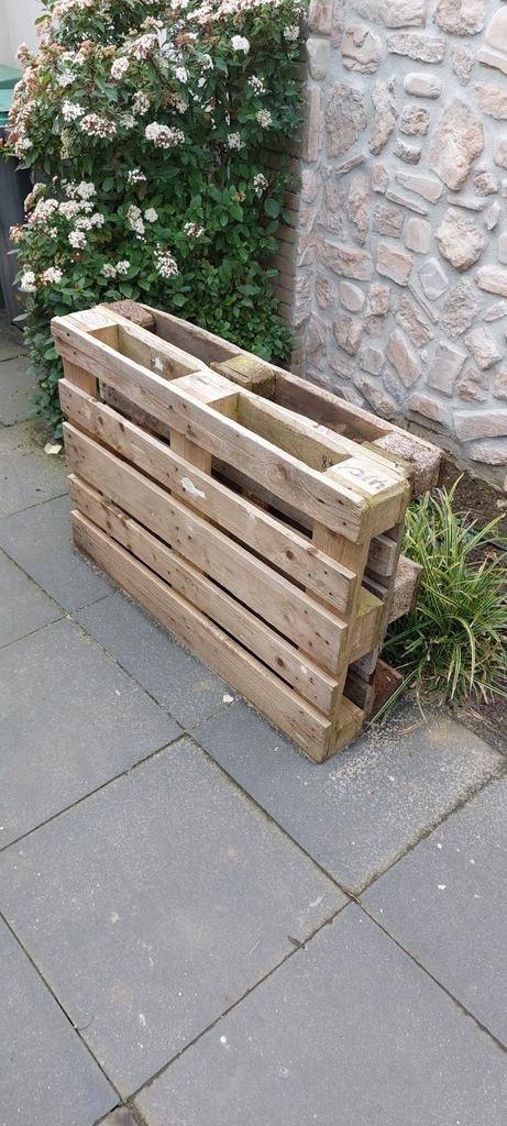 2 grote euro pallets! T.e.a.b, Ophalen, Rond