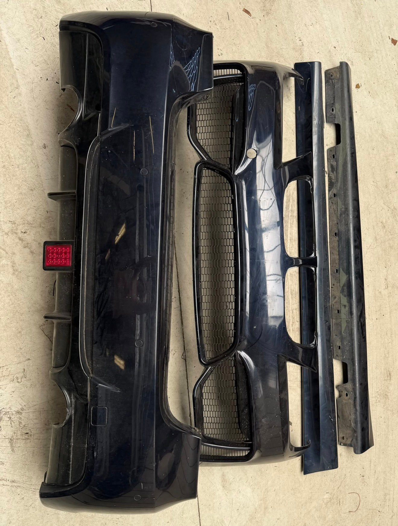 BMW E90 LCI Monaco Blue M pakket bumpers, Ophalen, Gebruikt, BMW, Bumper