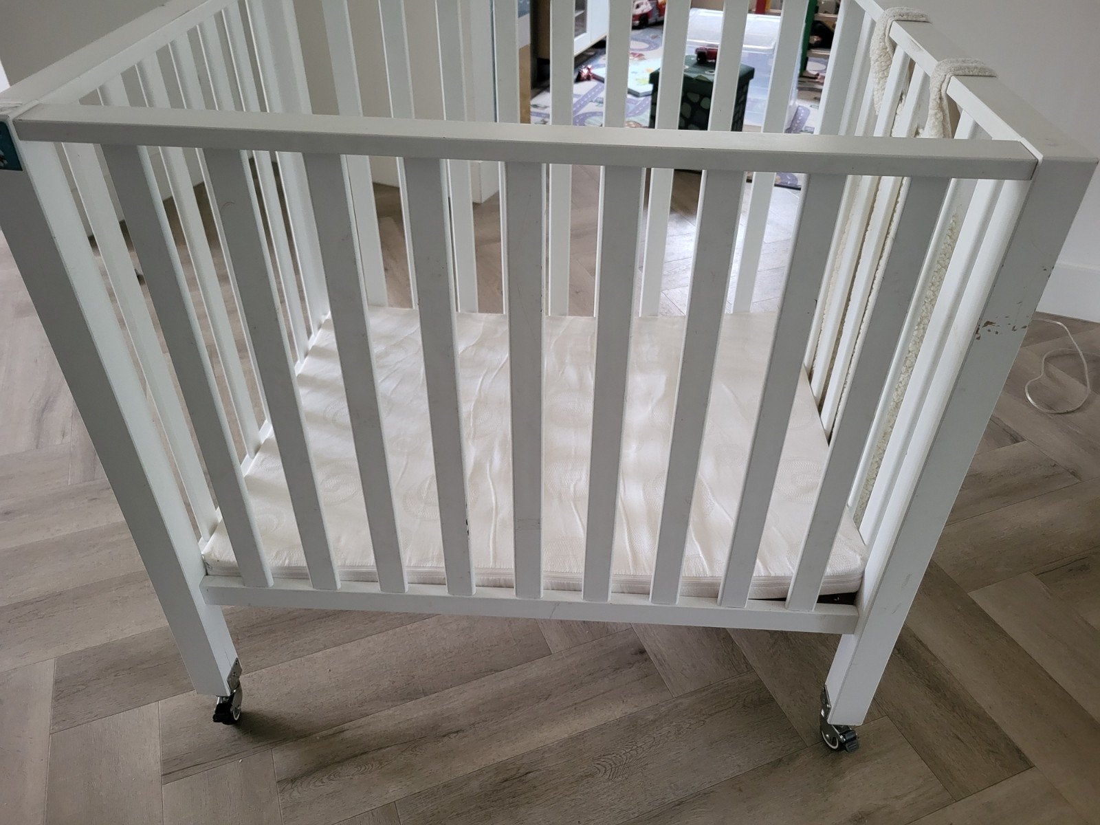 Witte box Incl matras, Ophalen of Verzenden, Gebruikt, Overige typen