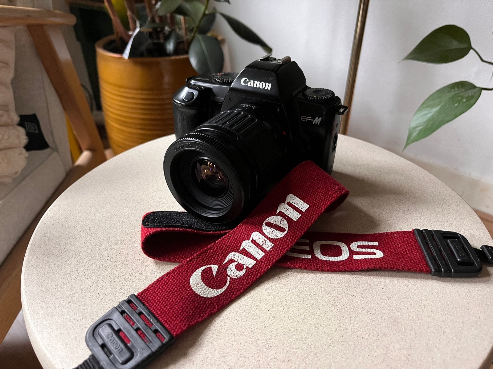 Canon Eos EF-M analoge spiegelreflex met 35-80mm lens, Audio, Tv en Foto, Ophalen of Verzenden, Gebruikt, Spiegelreflex, Canon