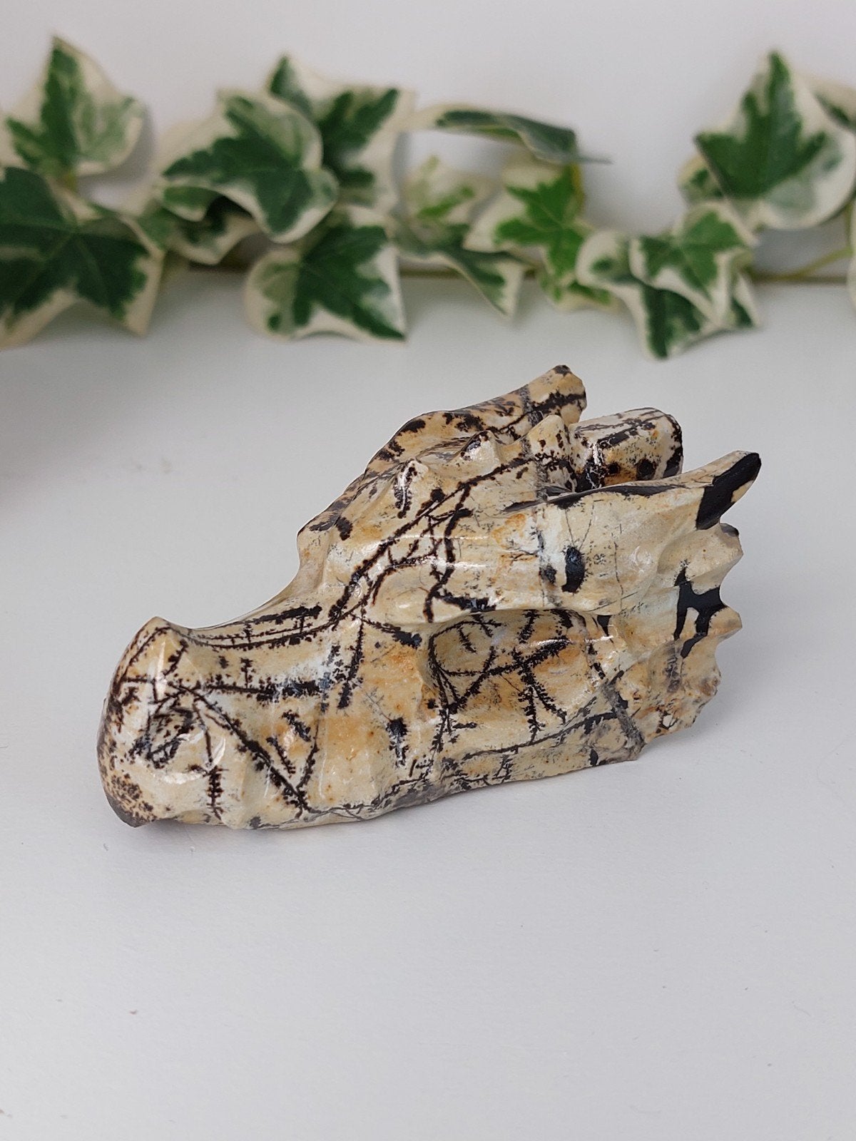 Dendriet jaspis draak 4, Ophalen of Verzenden, Nieuw