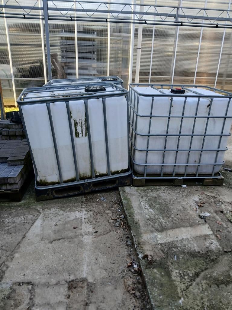 Ibc, Tuin en Terras, Regentonnen, Ophalen, Kunststof, Gebruikt, Met kraantje