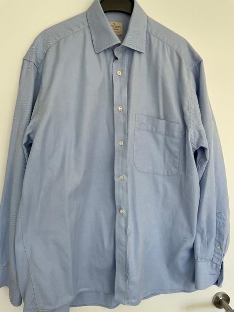 Nieuwe blauw McGregor overhemd maat41/L valt als XL McGregor, Nieuw, Ophalen of Verzenden, Halswijdte 41/42 (L), McGregor