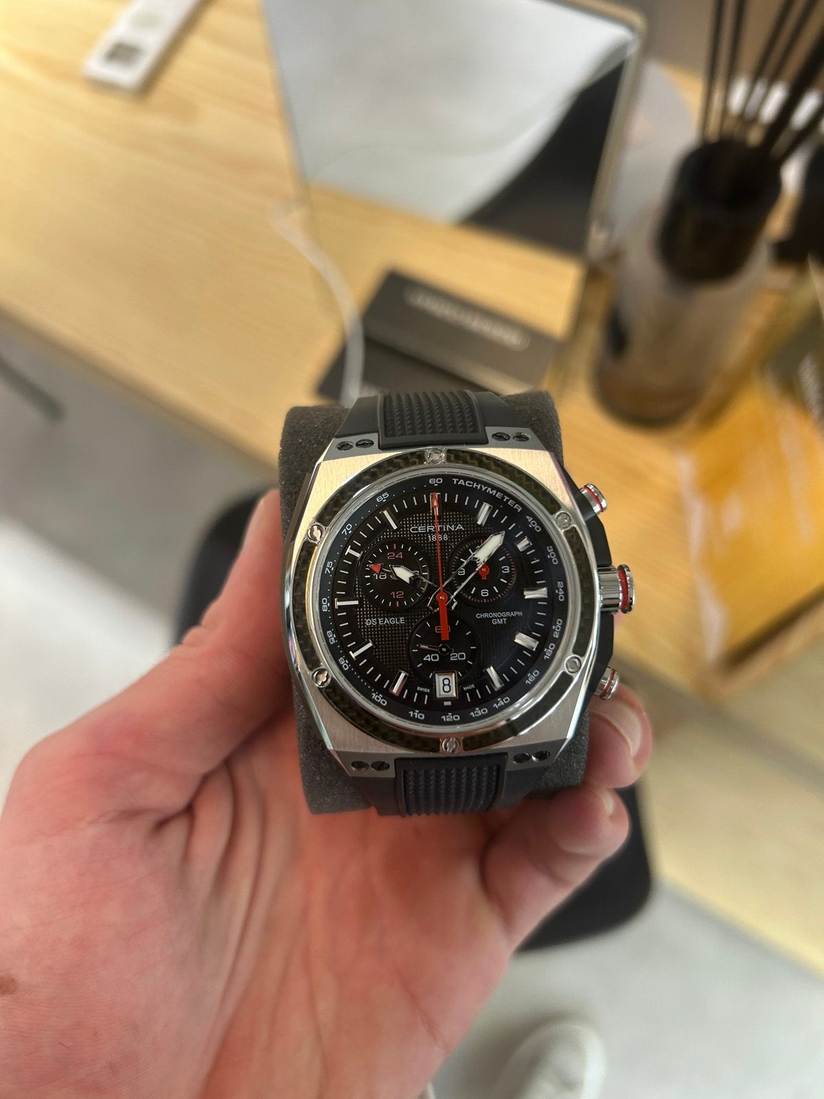 Certina DS Eagle Chronograaf GMT C023.739.27.051.00, Overige merken, Staal, Polshorloge, Nieuw