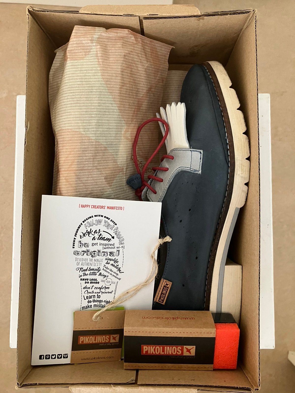 Veterschoenen van Pikolinos, Kleding | Dames, Schoenen, Blauw, Ophalen of Verzenden, Sneakers of Gympen, Zo goed als nieuw