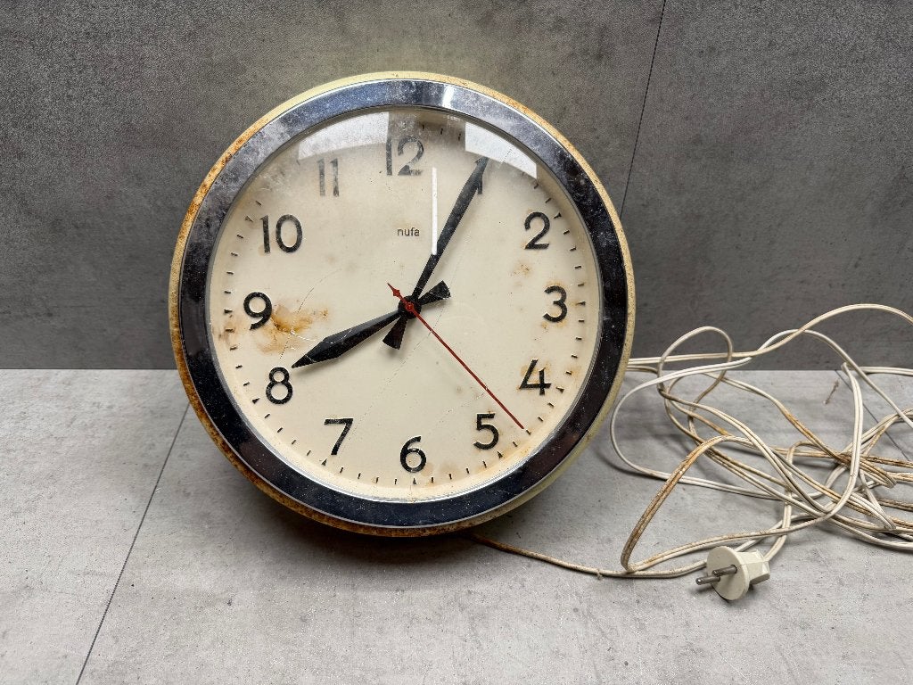 Nufa vintage klok - 11444, Ophalen of Verzenden