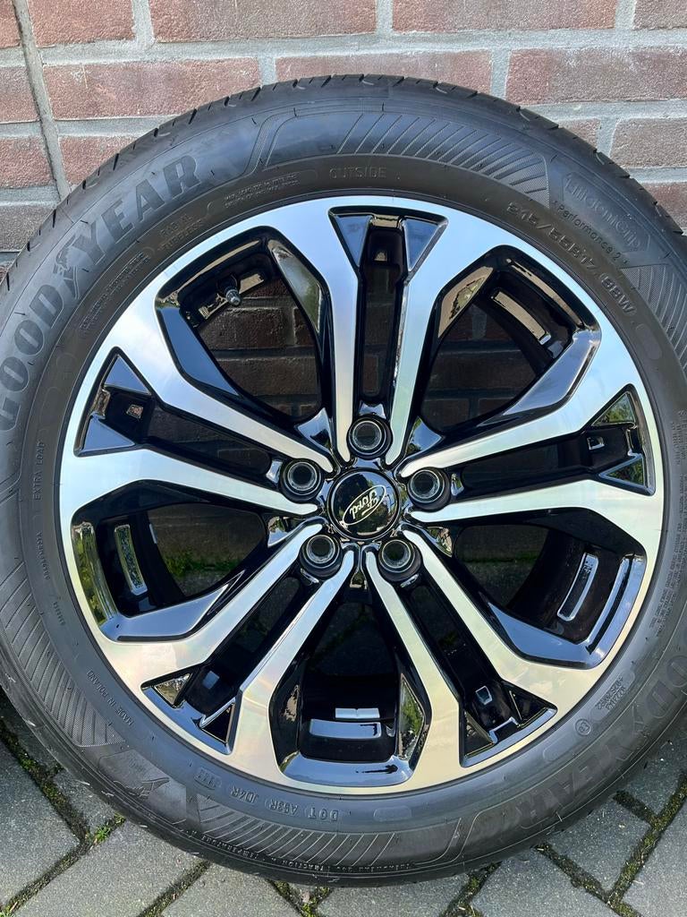 Ford puma 17 inch velgen met Goodyear zomerbanden, Auto-onderdelen, Banden en Velgen, Ophalen, Banden en Velgen, 17 inch, Personenwagen