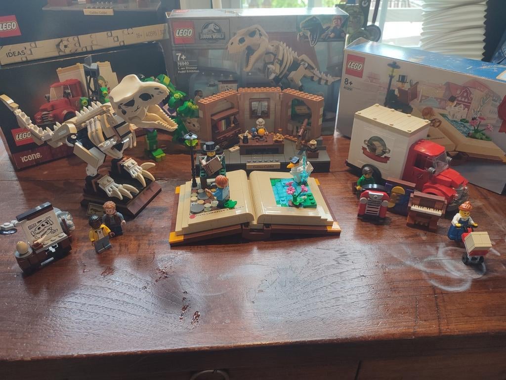 Diverse LEGO sets: Jurassic World, Ideas, Icons, Jurassic World, Lego, Ophalen of Verzenden, Complete set