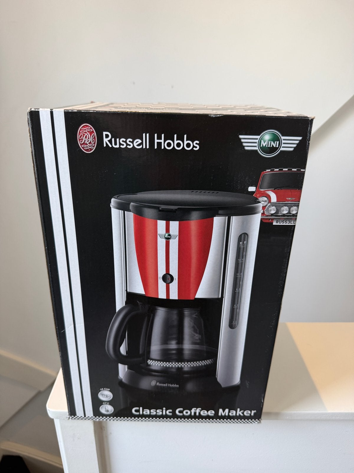 Russell Hobbs Mini Classic Koffiezetapparaat, Afneembaar waterreservoir, 10 kopjes of meer, Gemalen koffie, Ophalen of Verzenden