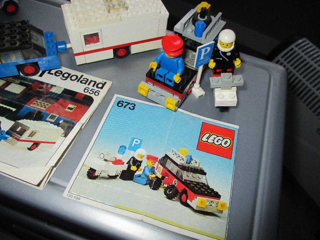 3 setjes lego 656-673-674, Ophalen of Verzenden, Gebruikt, Complete set, Lego