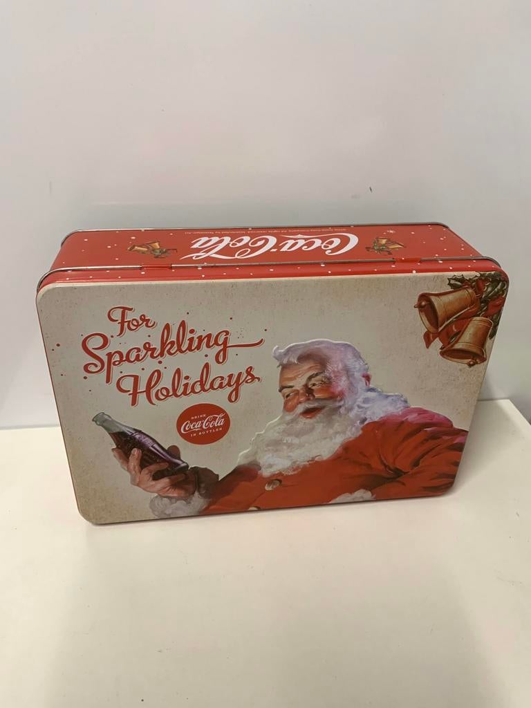 Prachtig blik kerstman van Coca Cola, Ophalen of Verzenden, Zo goed als nieuw
