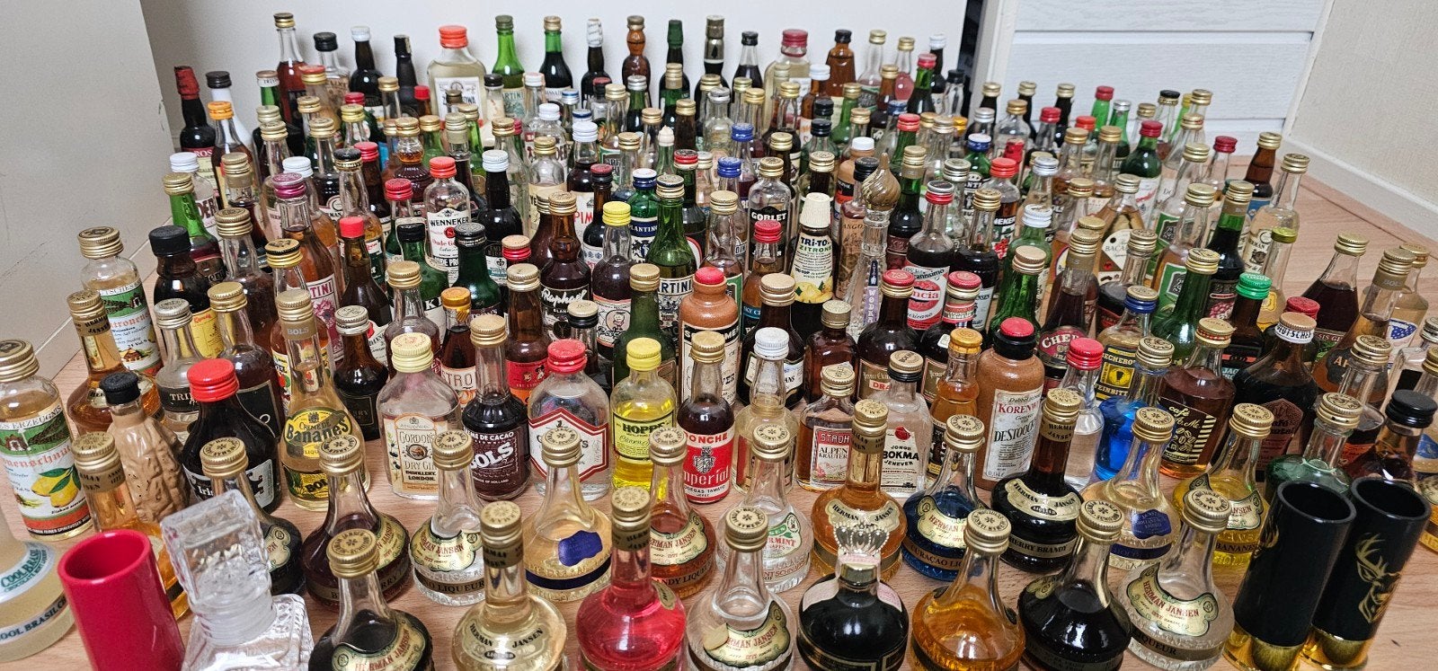 250+ Mini Flesjes Drank Collectie - Diverse Merken & Soorten, Ophalen of Verzenden, Gebruikt