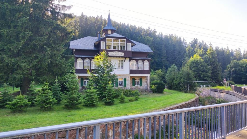 Vrijstaand familiehuis op groot grondstuk in Saksen, Duitsland