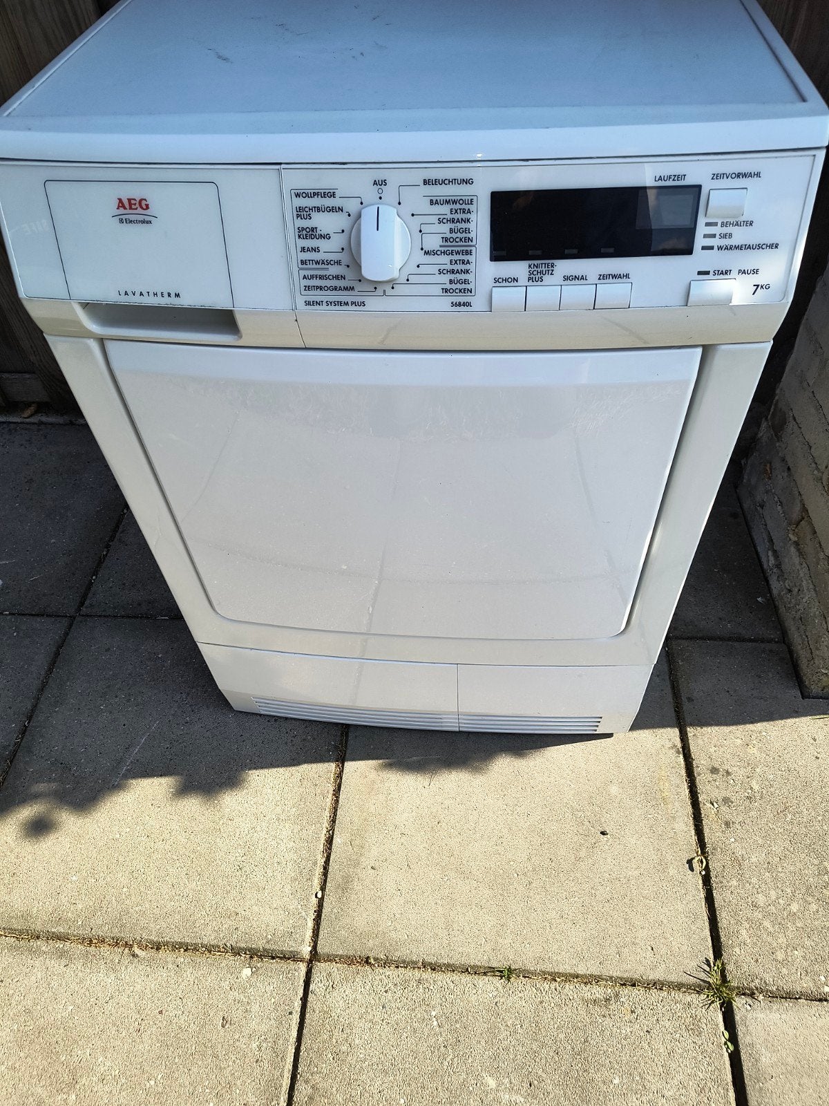 AEG Lavatherm 7kg wasdroger - Goede staat, Ophalen, 6 tot 8 kg, Gebruikt, Luchtafvoer