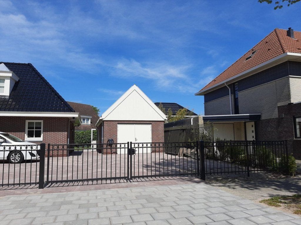 Dubbele draaipoort op maat - brede oprit, Ophalen, 100 tot 150 cm, Nieuw, IJzer