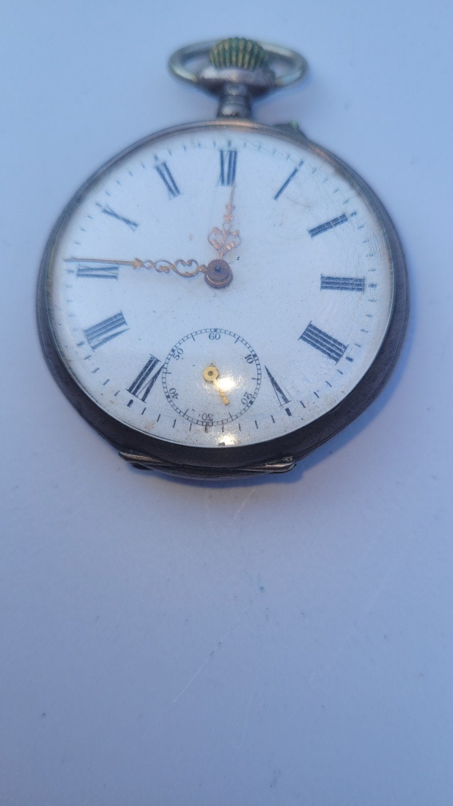 ZAKHORLOGE ZILVER ZWITSERS, Sieraden, Tassen en Uiterlijk, Horloges | Antiek, Ophalen of Verzenden, Zilver, Overige merken