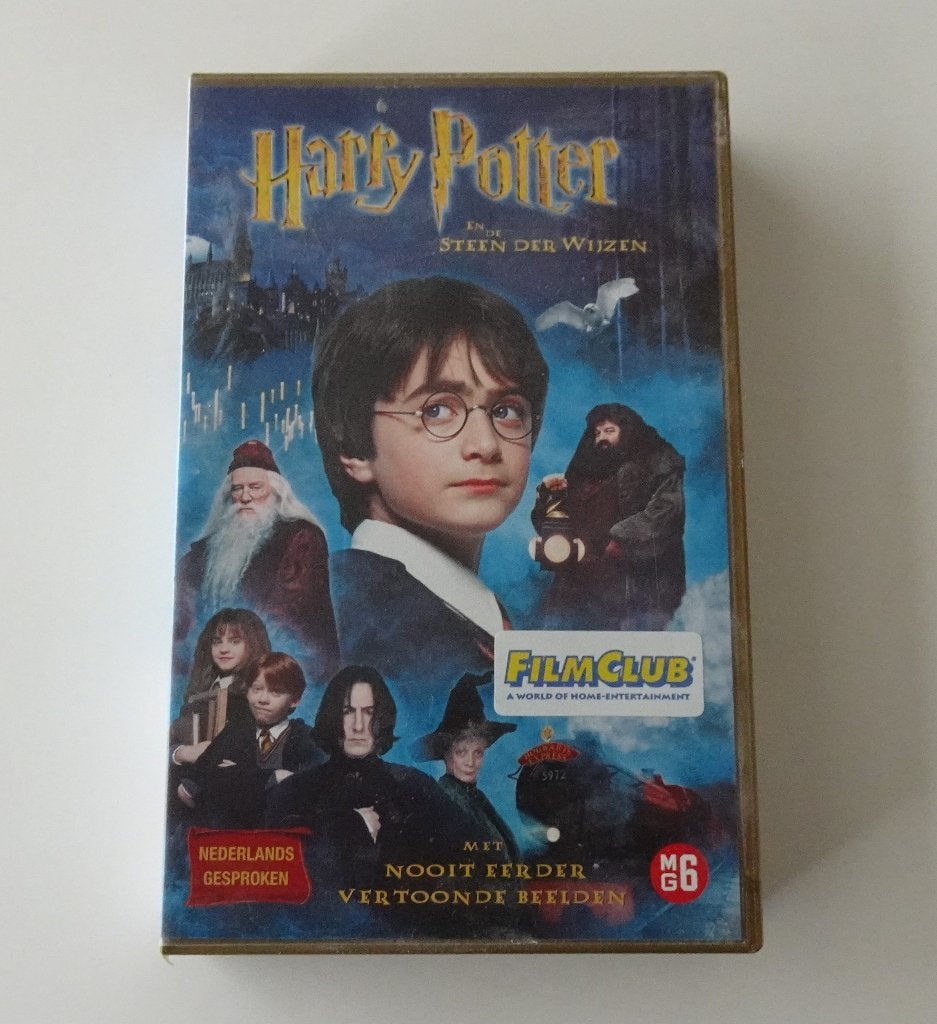 Harry Potter en de Steen der Wijzen - Film op VHS uit 2001, Ophalen, Zo goed als nieuw, Science Fiction en Fantasy