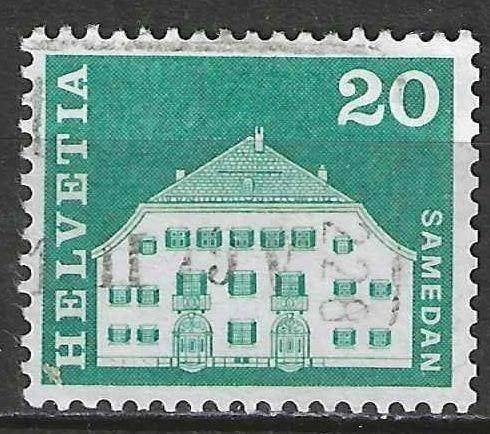 Zwitserland 1968 - Yvert 818 - Courante reeks (ST), Verzenden, Gestempeld