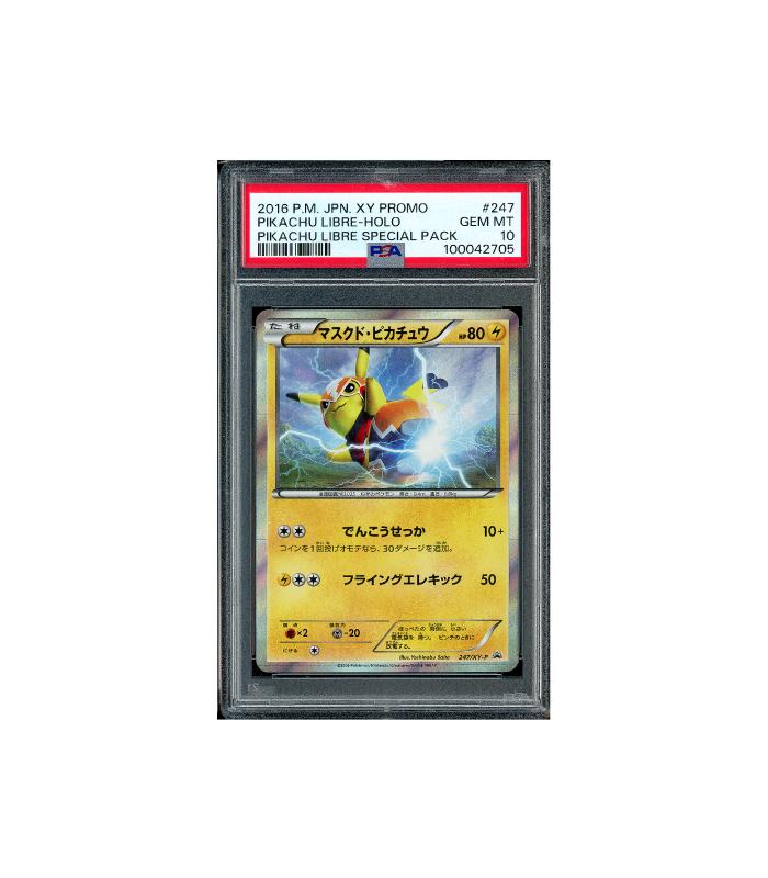 Pokemon Pikachu Libre XY Special Pack Promo #247 PSA 10, Hobby en Vrije tijd, Verzamelkaartspellen | Pokémon, Zo goed als nieuw