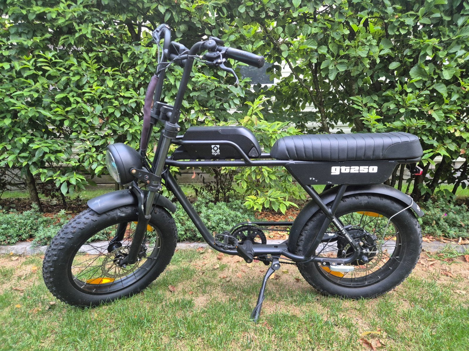 AGM GT250 E-bike - Fatbike met 7 versnellingen, Zo goed als nieuw, 47 tot 51 cm, 50 km per accu of meer, Ophalen
