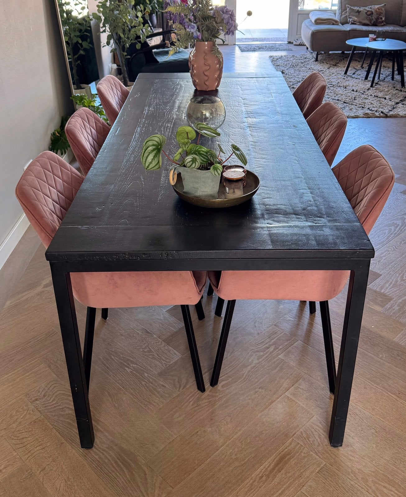 Eettafel, Ophalen, Gebruikt, 200 cm of meer, 50 tot 100 cm