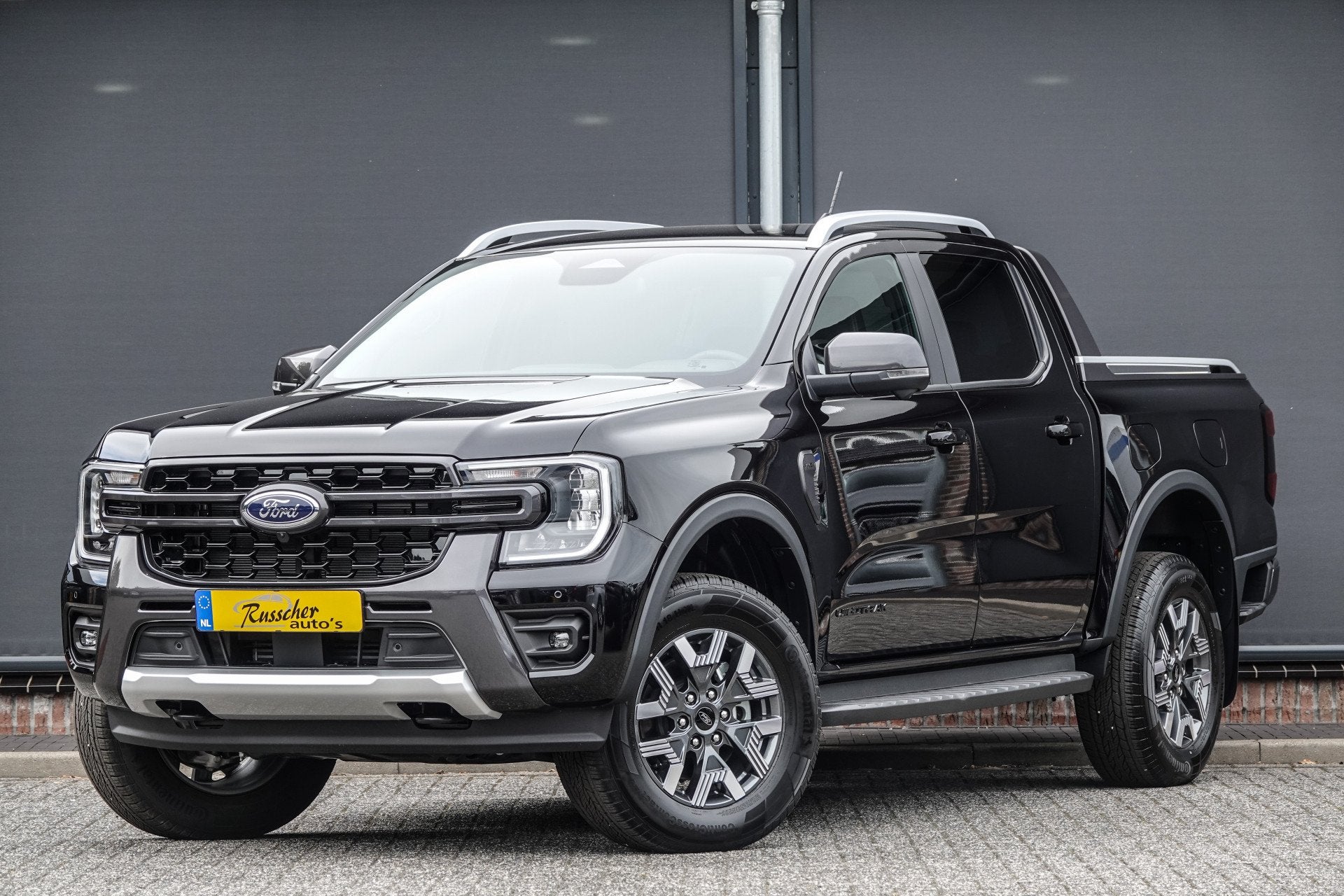 Ford Ranger Wildtrak (Incl. BPM) 2.3PHEV 280Pk Aut. | Plug I, Auto's, Automaat, Gebruikt, Zwart, Automatische klimaatregeling