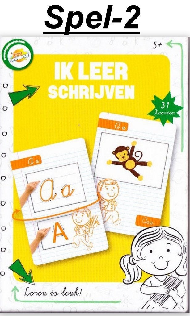 Spel-2 --- Ik leer schrijven Spel - uitgave: Toy Univers, Ophalen of Verzenden, Kwartet(ten)