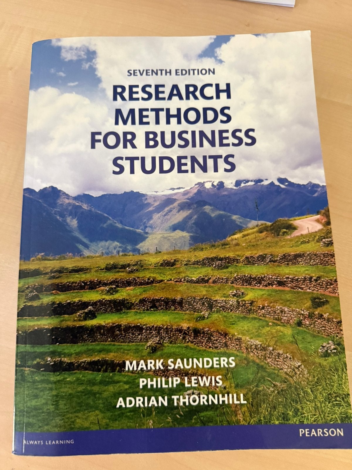 Research Methods For Business Students, Ophalen of Verzenden, Zo goed als nieuw
