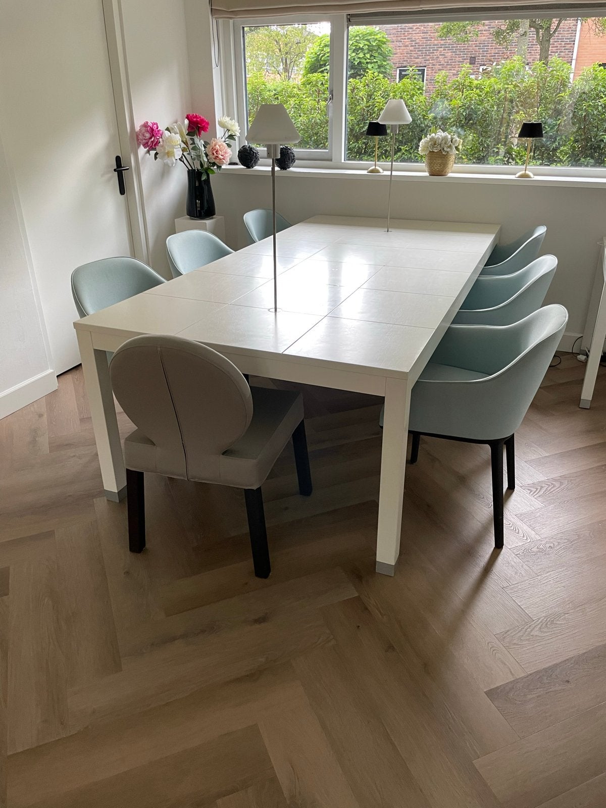 Jan de Bouvrie Unlimited eet/werktafel, Huis en Inrichting, Tafels | Eettafels, Ophalen, Overige materialen, Gebruikt, 100 tot 150 cm