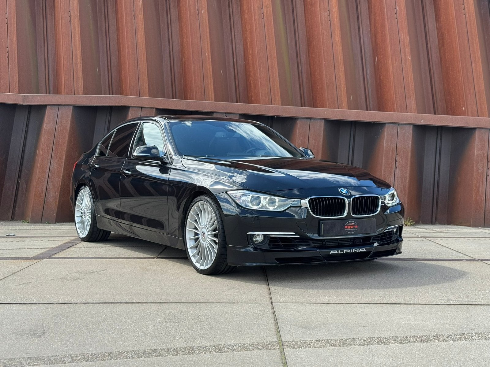 ALPINA B3 Biturbo F30 410PK HUD/PANO/MEMORY/20”/AKRAPOVIC, Auto's, Alpina, Achterwielaandrijving, 2995 cc, Zwart, Bedrijf