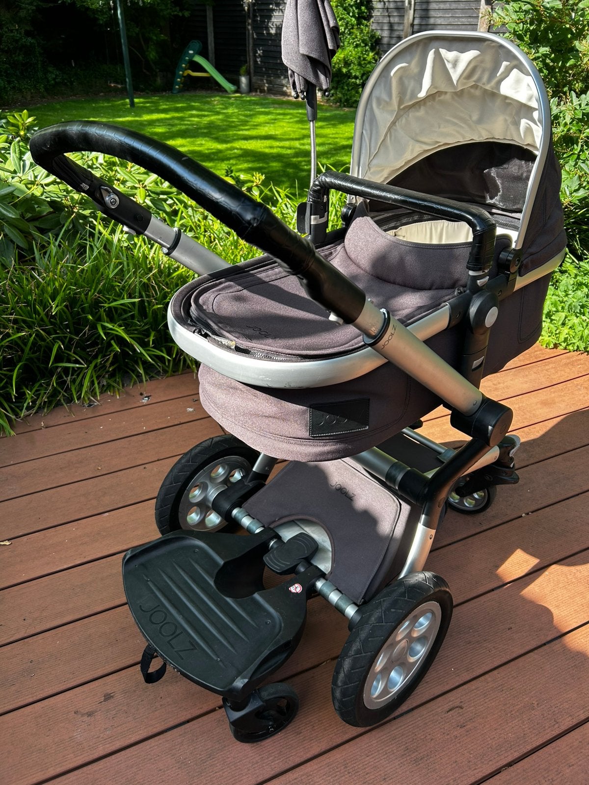 Joolz Day 1 kinderwagen – veel accessoires + Maxi-Cosi, Gebruikt, Verstelbare duwstang, Ophalen, Kinderwagen