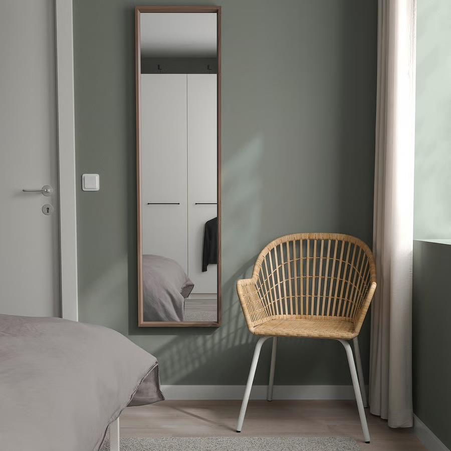IKEA Nissedal spiegel met kleine beschadiging, Ophalen, Minder dan 50 cm, Gebruikt, 150 tot 200 cm