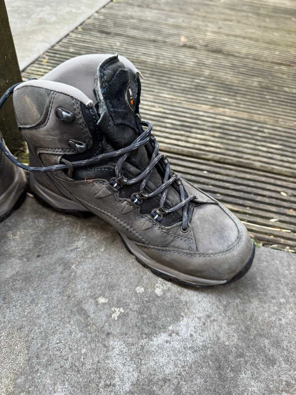 Meindl wandelschoenen, maat 39,5, donkergrijs, Sport en Fitness, Bergsport en Wandelen, Ophalen, Gebruikt, Schoenen