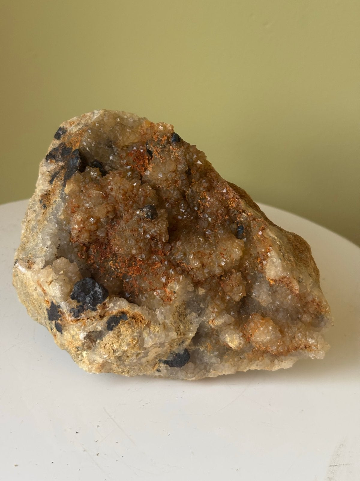 Hematoïde Kwarts Mineraal Krachtige Reiniging & Energie, Ophalen of Verzenden, Mineraal