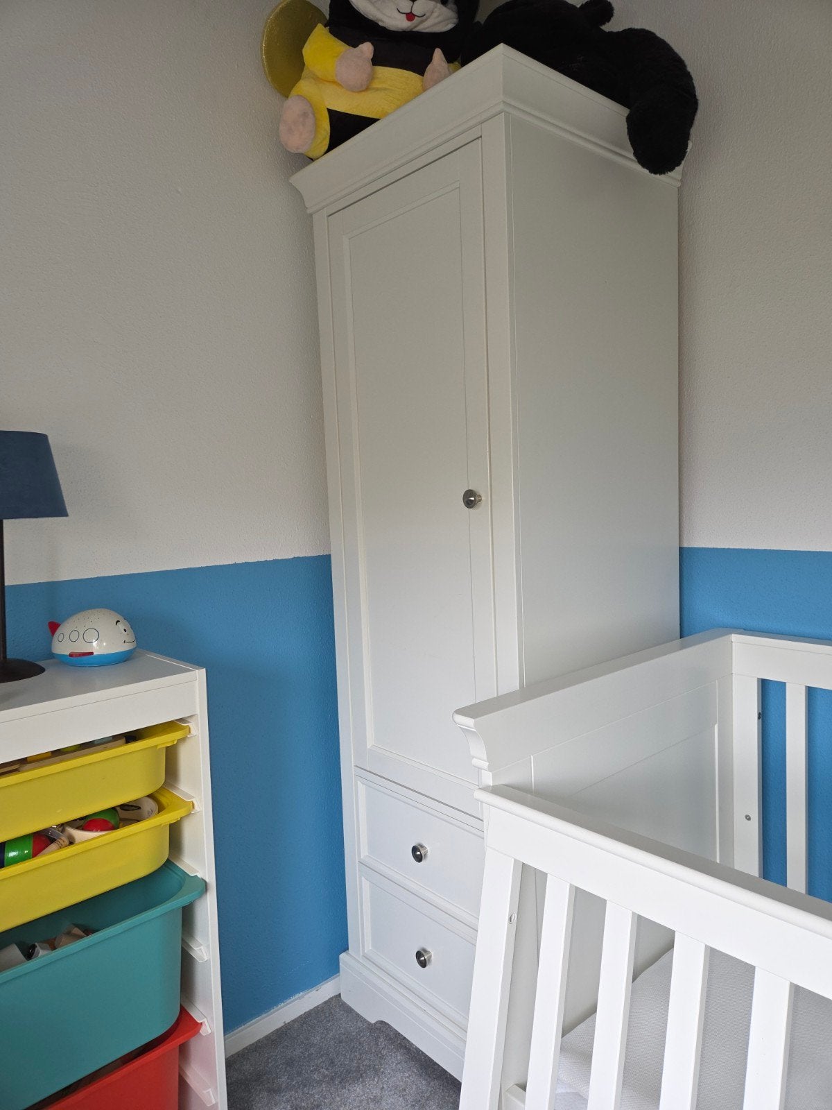 Kidsmill Chateau 1-deurs kledingkast met lades, Ophalen, Gebruikt, 50 tot 70 cm, 105 cm of meer