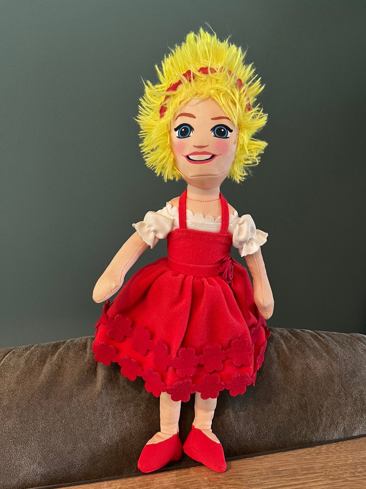 Leuke Juf Roos knuffel 33cm, Ophalen of Verzenden, Overige typen