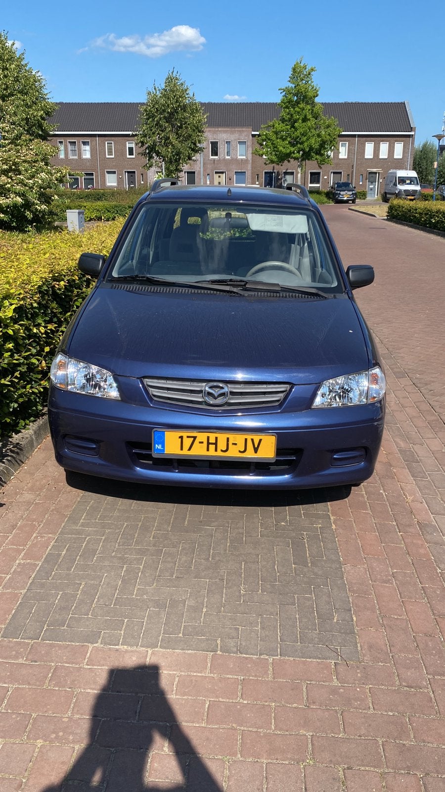 Mazda Demio 1.3 Comfort 2001 Blauw, Auto's, Mazda, Voorwielaandrijving, 410 kg, 31 €/maand, Blauw