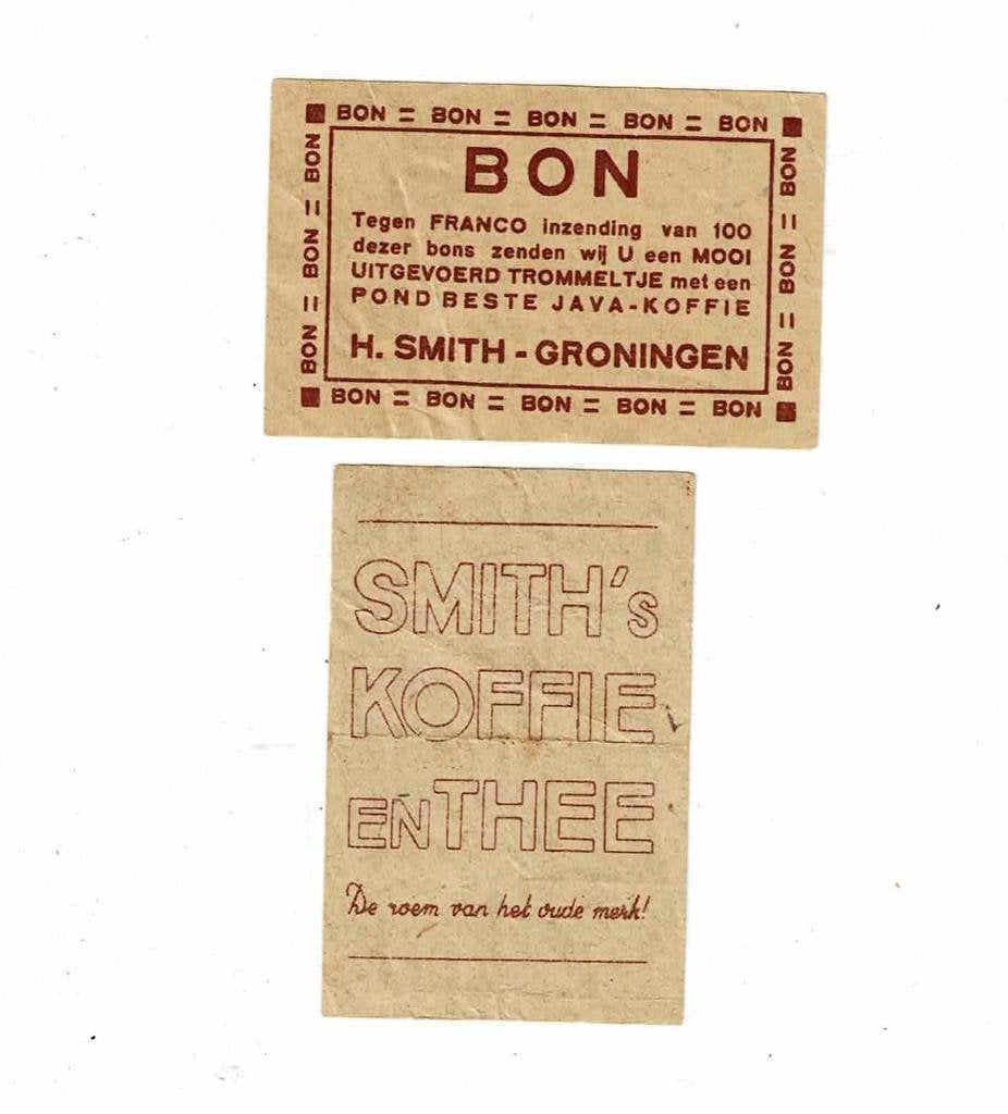 Oude bon van "SMITH, H.", Verzamelen, Verzenden, Zo goed als nieuw, Overige typen