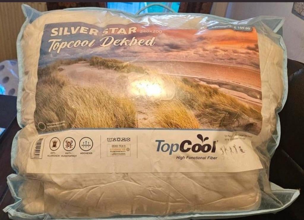 Nieuw Silver Star Topcool Dekbed 240x220, Wit, Ophalen of Verzenden, Deken of Dekbed, Nieuw