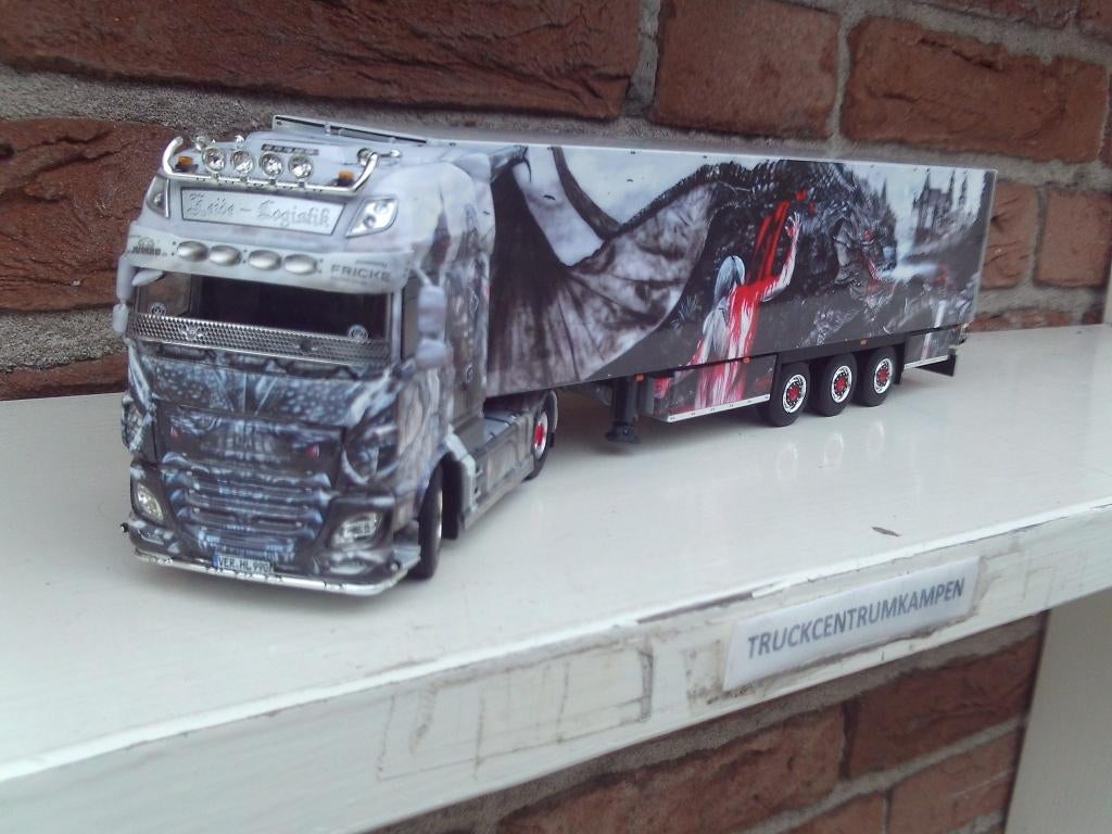 WSI  Daf  XF  Super  Space  Cab   Heide  Logistik, Hobby en Vrije tijd, Ophalen of Verzenden, Nieuw, Bus of Vrachtwagen, Wsi
