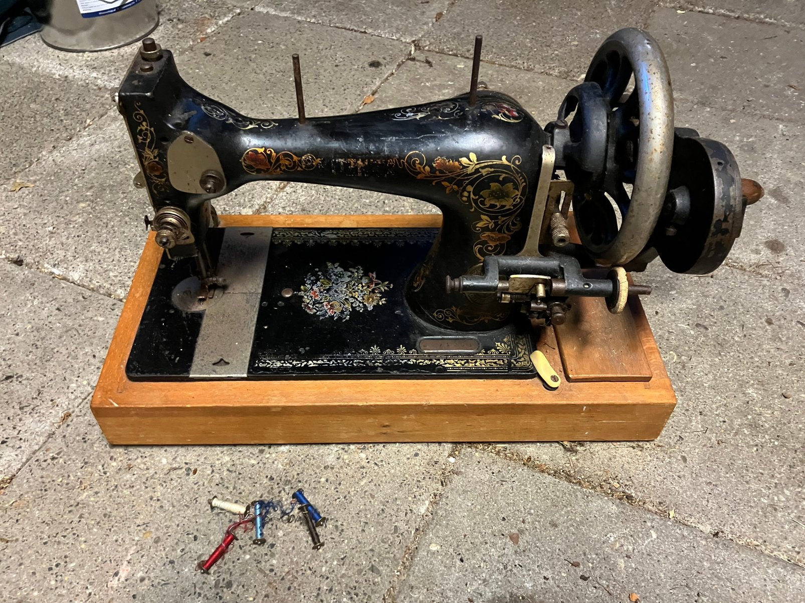Naaimachine Antiek, Ophalen of Verzenden