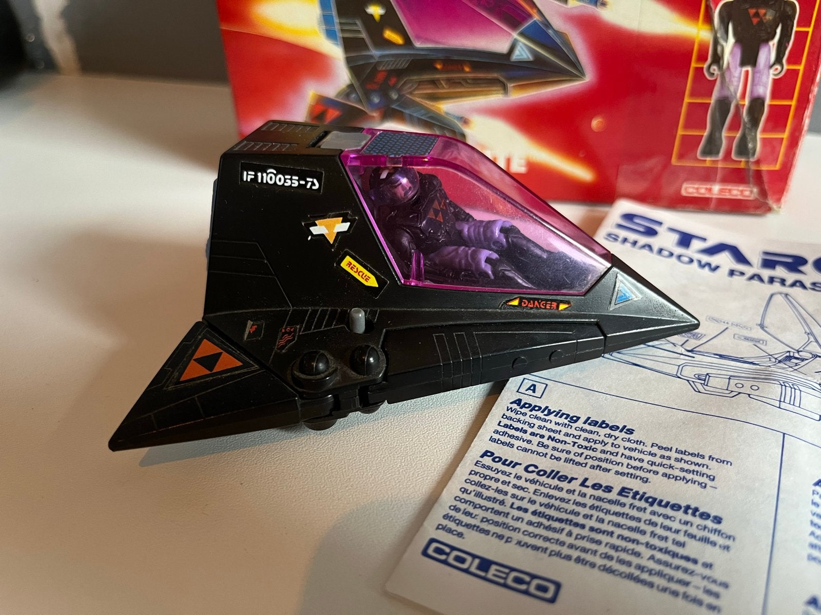 Starcom Shadow Parasite met Magna Lock Figuur - Coleco, Ophalen of Verzenden, Zo goed als nieuw, Jongen
