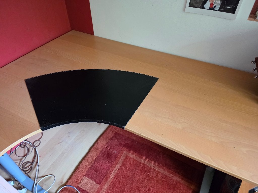 hoekbureau plus bureaustoel, Huis en Inrichting, Demontabel, Gebruikt, Hout, Hoekbureau