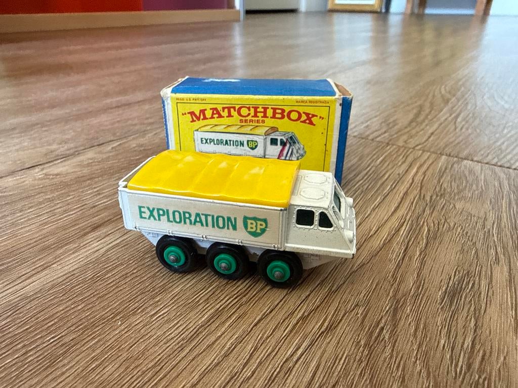 Matchbox RW 61 Exploration BP Truck met originele doosje, Ophalen of Verzenden, Gebruikt, Bus of Vrachtwagen