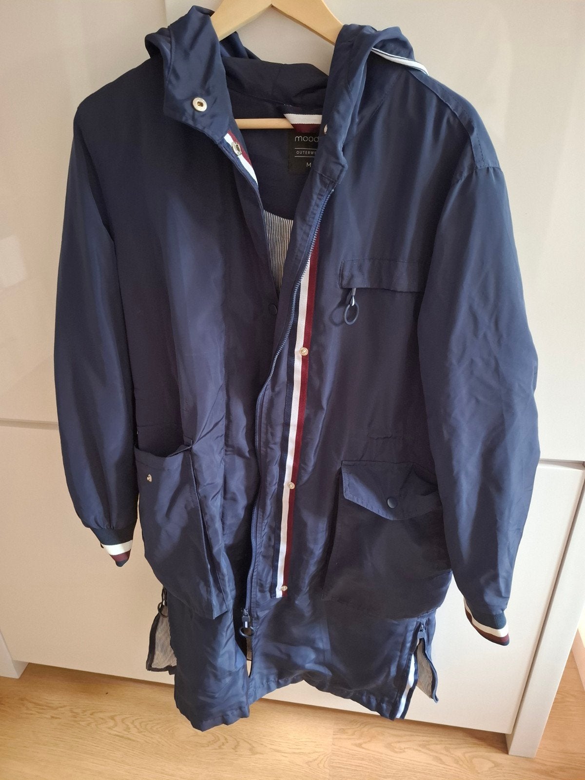 heerlijke tussenjas, Maat 38/40 (M), Blauw, Ophalen of Verzenden, Zo goed als nieuw