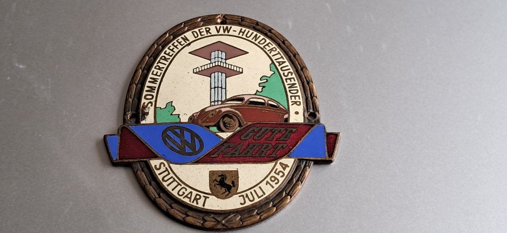 VW KEVER EMAILLE BADGE, Ophalen of Verzenden, Gebruikt, Overige typen