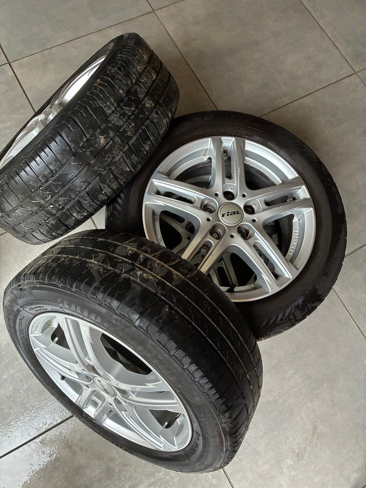 All Season Banden 185/60R15 met Rial Velgen, Ophalen, Gebruikt, 15 inch, Banden en Velgen