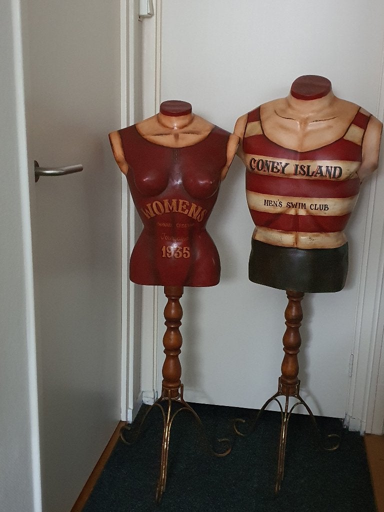 Body decoratie man en vrouw, Antiek en Kunst, Curiosa en Brocante, Ophalen