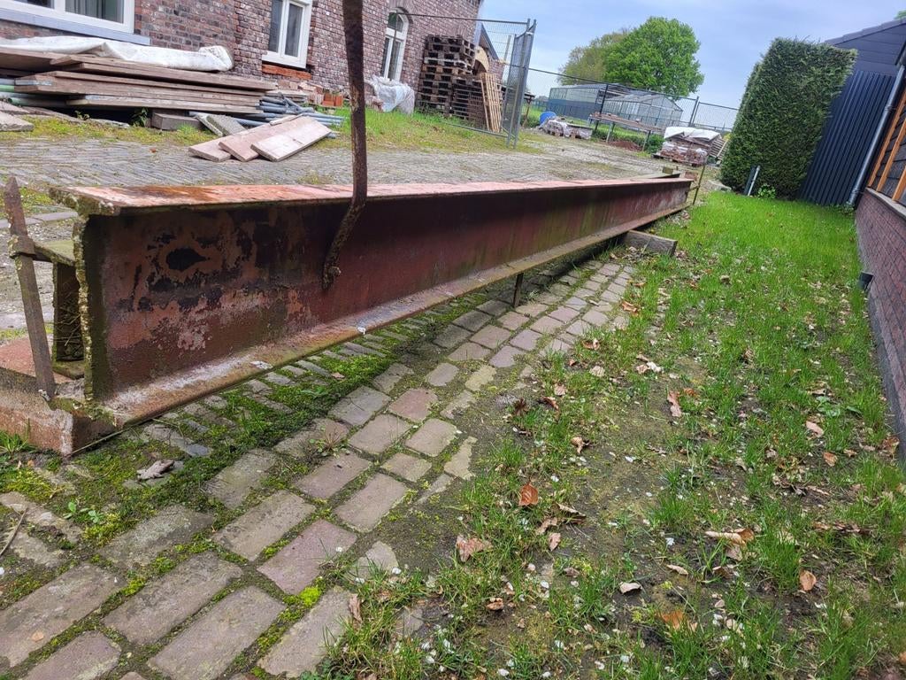 IJzeren/stalen balk IPE 300x125 van 8,17m lang, Ophalen, Gebruikt, IJzer