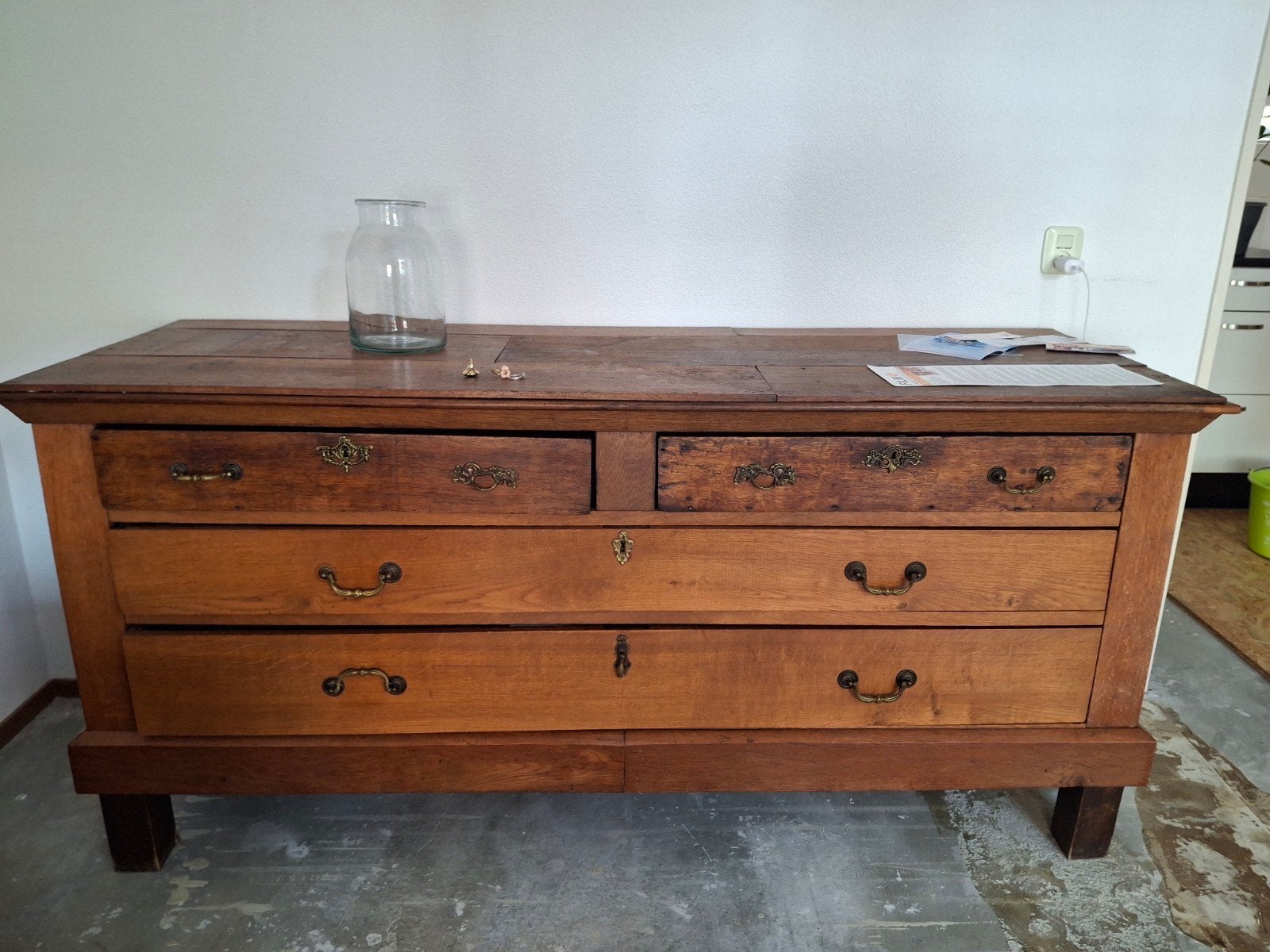 oude boeren dressoir, Ophalen, Gebruikt, 25 tot 50 cm